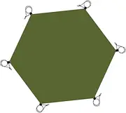 Folpus Hexagonal Tent Footprint, Camping Tarp, Picnic Blanket Oxford Cloth Tent Floor Mat Ground Sheet Mat for Picnic, Equipment