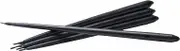 Stoff Nagel Taper Candles by Ester & Erik 36010 Paraffin Wax in Black, Burning Time Approx. 3.5 Hours, Drip-Free, Pack of 6
