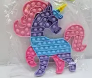 Jumbo Pink & Purple Pegasis PopIt Fidget Sensory Stress Relif Popping Toy 11x 11