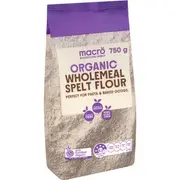 Macro Organic Flour Wholemeal Spelt 750g