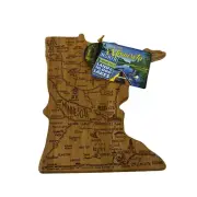Totally Bamboo Minnesota Serving Cutting Board MN Lake Cabin Wall Decor Cooking