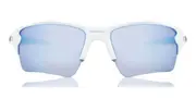 Oakley OO9188 FLAK 2.0 XL Polarized 918882 Men's Sunglasses White Size 59