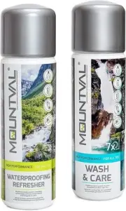 Wet Weather Clothing Care Set, Mountval Wash & Care (315ml), Mountval...