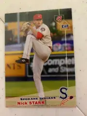 Nick Starr 2019 Spokane Indians Team Card