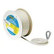 Seachoice Double Braided Nylon Anchor Line Boat 3/8" x 150 FT White 42111