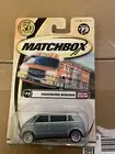 2002 MATCHBOX 1/64 SCALE DIE CAST BLUE BODY VOLKSWAGEN MICROBUS #72 OF 75