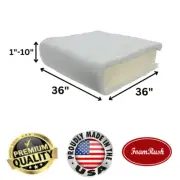 36" x 36" High Density Foam w/ Dacron/Batting Wrap Seat Replacement Cushion USA