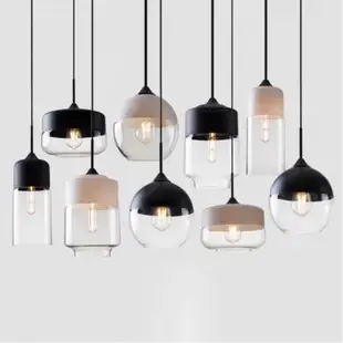 【華燈惠】復古工業風玻璃吊燈餐廳吊燈LED