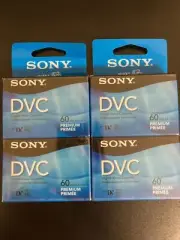 2 packs of 2 Brand New Sony DVC Mini DV Tapes Digital Video Cassettes NIB