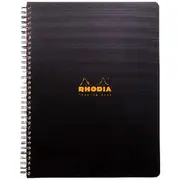 Rhodia A4 Meeting Book Black 160 Pages