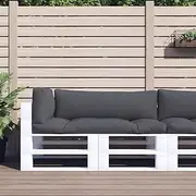 Outdoor Pallet Cushions Set Anthracite - Patio Furniture Chair Seat Pillows - Waterproof Replacement Covers for Bench, Sofa, and Deep Seat