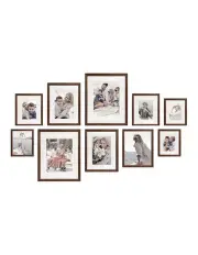 [Profile Australia] Australian Made Gallery Wall Set C (10 Frames) in Chestnut