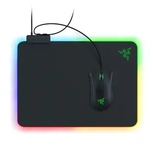 Razer Firefly V2烈焰神蟲V2硬質版RGB幻彩遊戲電腦滑鼠墊適用-極巧