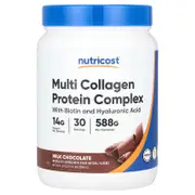 Nutricost, Multi Collagen Protein Complex, Milk Chocolate, 1.3 lb (588 g)