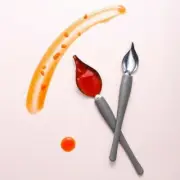 Pro Chef Plating Spoon Kit Decor Sauce Spoon Dessert Chocolate Pen Baking spoon