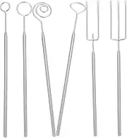 FONDOTIN 1 Set Stainless Steel Chocolate Dipping Forks Multi Functional Tools for Fondue and Cheese Hot Pot Lightweight and Easy to Clean Set for Fruits Cakes and Nuts