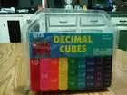 DECIMALCUBES FRACTION TOWER BY LEARNING RESOURCES 51 COLOR CODED BLOCKS NEW