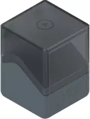 HPLRFG-DB1-003003T Heavy Play LLC RFG Deckbox 100 DS: Artificer Grey