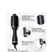 New in Box FOXYBAE Rose Gold Blowout Dryer Brush 3" Ceramic Tourmaline Ionic