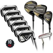 Callaway Men's 10 Piece Golf Club Set Left Handed Regular