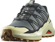 [Salomon] Speedcross Peak Men's Trail Running Shoes, Precise fit, All-Terrain Protection, and Active Grip, Black, 8, Black Black Glacier Gray, 8.5 US
