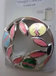 Yankee Candle Illuma Lid Topper Easter Eggs Bunny Ears NEW On Card Free Ship