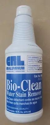 CRL Bio-Clean Water Stain Remover, Shower Glass Cleaner, Soap Scum, Professional
