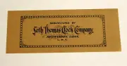 Exact Reproduction of Seth Thomas Paper Label used on Many Clock Styles