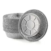 Thickened Round Paper Parchment Papers Air Silver 6.5 Inch Material: Tin Foil Baking Pan High Temperature Resistance
