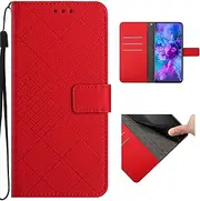 Cover Compatible with Samsung Galaxy A53 5G,Compatible with Samsung Galaxy A53 5G SM-A536B Flip Stand Wallet Card Slot PU Leather + Phone Case Red