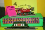NIB Bachmann ON30 Hawthorne Village 2-6-0 Coca Cola Locomotive and Tender