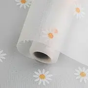 Heyolo Shelf Liner for Kitchen Cabinets, Non-Slip Washable Drawer Line, Durable EVA Cabinet Mat for Kitchen Cabinet, Shelves, Refrigerator, Pantry Storage(Daisy, 12 Inch x 10 FT)