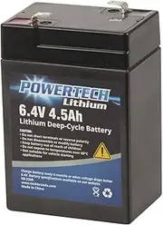 6.4V 4.5Ah Lithium Deep Cycle Battery