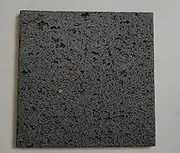 Volcanic Stone Cooking Tiles, Flat Surface Without Grooves, 8" x 8", Lava Cooking Stone Pizza, Meat, Seafood and Vegetables.Outdoor Steak Barbecue.Camping pan, Barbecue net.Griddle Plate.