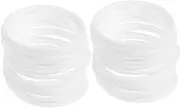 30Pcs Plastic Floral Hoops for Crafts Macrame Wall Hanging Dream Catcher Frames Rings for Wreaths and Home Decor