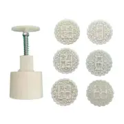 100g DIY 3D Mooncake Moulds Chinese Word Pattern Shape Mooncake Molds Press Safe