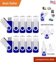10 Pack 64 GB Flash Drive USB 2.0 Flash Drive 64GB Thumb Drive Jump Drive Mem...