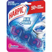 Harpic Blue Power Toilet Block Cleaner, Floral Sensations (Pack of 1)