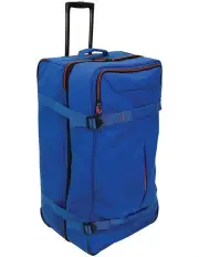 [PIERRE CARDIN] Medium Soft-Shell Water-Repellent Trolley Case 72cm in Blue