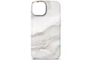 Sprout Case for iPhone 14 - White Marble Design with Gold Accents