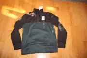 NWT Men SONOMA Long Sleeve Quarter Zip Pullover Supersoft Sweater Fleece Green M