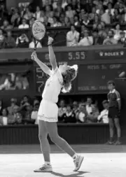 Steffi Graf Of West Germany Celebrates 1988 Tennis Old Photo 1