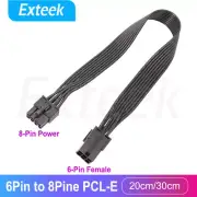 6-pin to 8-pin PCI Express Power Converter Cable for GPU Video Card PCIE