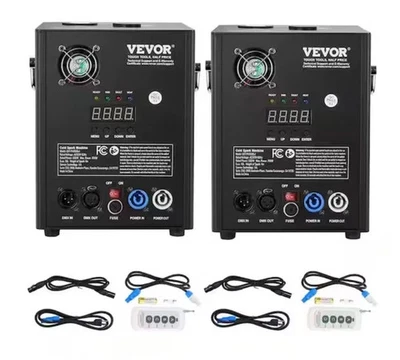 VEVOR Cold Spark Firework Machine x2 500 W 6.6-13 ft Stage DJ Wedding Event Part
