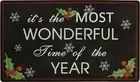 Outdoor Indoor Entrance Doormat, Non Slip Rubber Backing Door Mat, Low-Profile M