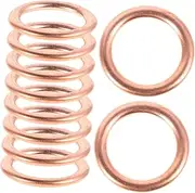 GANAZONO Engine Oil Drain Plug Gasket Kit 100pcs Flat Oil Washers Crush Washers