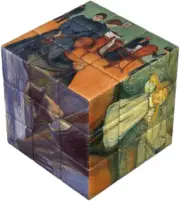 Famous Painting Theme Series Magic Cube, Celebrity Masterpiece Photo Transform C