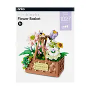 1027 Piece Mini Blocks Flower Series: Flower Basket
