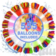 Water Balloons 555 Self-Sealing Balloon Fill in 60 Seconds Easy Quick Summer Spl