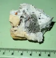 Rutile in Feldspar - Wadnaminga, S.A. Mineral specimen -50x30mm #521